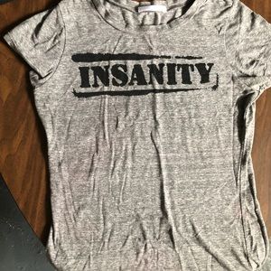 INSANITY Fitted Tshirt